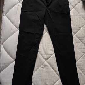 Banana Republic Black Fulton Chino Pants